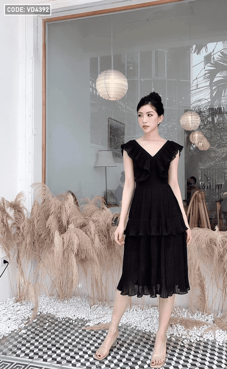 Đầm Suông Trung Niên Linh Trà TM44 Vải Voan Cao Cấp Cho Mẹ - MixASale
