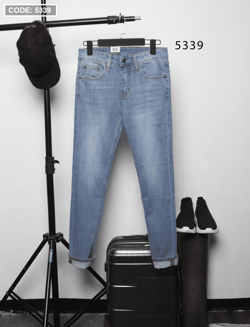 Xưởng sỉ quần jean dài nam ống nhỏ 5339