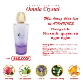 Hàng chính hãng- nước hoa nữ Charme OMNIA CRYSTAL 75ml
