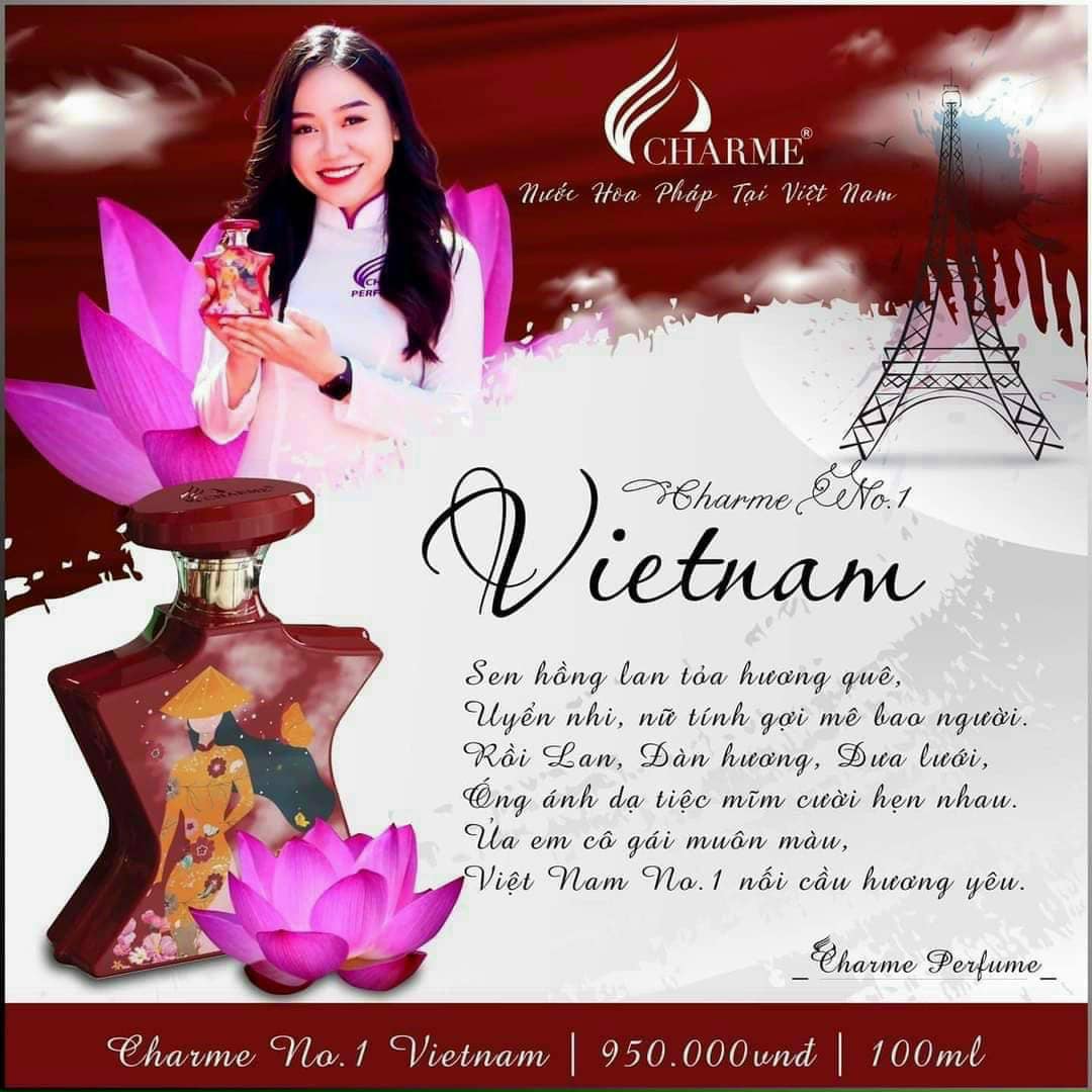 Nước hoa nữ Charme no. 1 Việt nam 100ml chính hãng - 8936194690456
