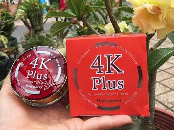 Kem trị mụn ban đêm 4K Plus Goji Berry Thái Lan