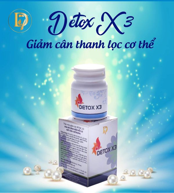 Viên uống Detox X3 thanh lọc thải độc chính hãng
