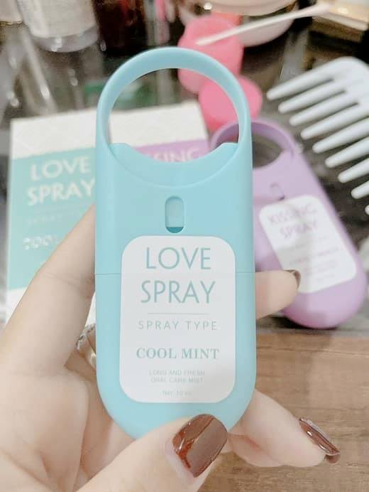 Xịt thơm miệng Love Spray Cool mint TQ-GROUP hàng chính hãng