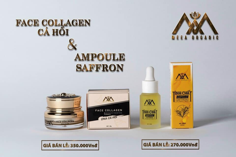 Serum tinh chất Ampoule Saffron MeeA Organic chính hãng