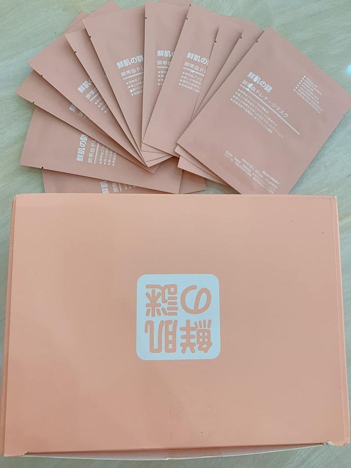 Combo 10 mặt nạ tế bào gốc nhau thai Rwine Beauty Nhật Bản