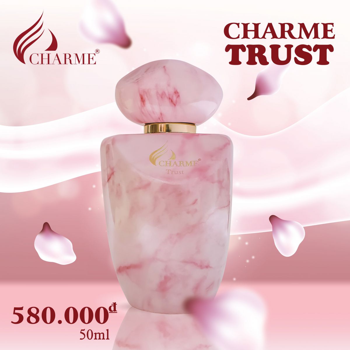 Nước hoa nữ charme trust 50ml chính hãng - 8938509617073