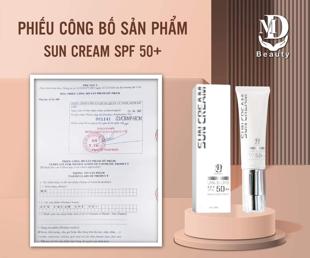 Kem chống nắng Sun Cream MD Beauty chính hãng - 8938510826389