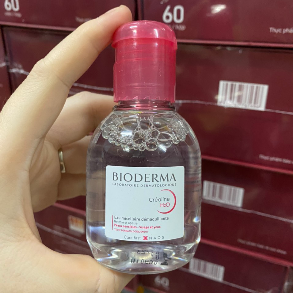 Nước tẩy trang Bioderma màu hồng 100ml chính hãng - 3401395376874