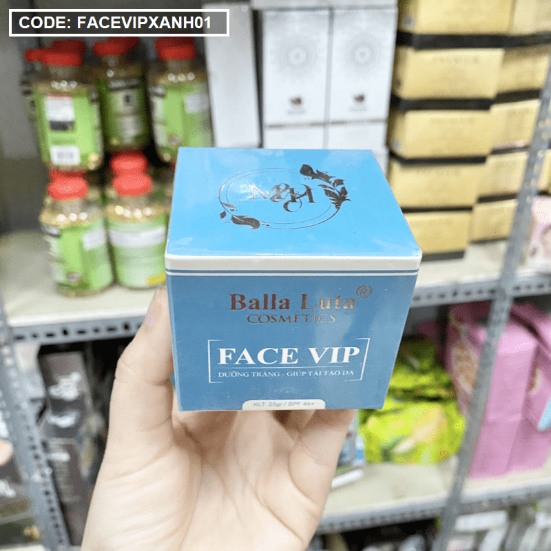 Kem face vip nhỏ hộp xanh Balla Luta 25g chính hãng - FACEVIPXANH01