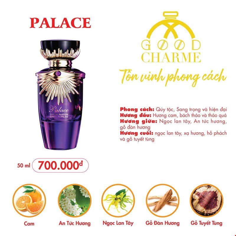 Nước Hoa Nữ Good Charme Palace 50ml chính hãng - 8936194691927