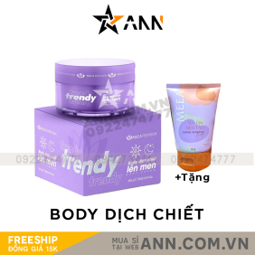 Kem Body Trendy Meea Origin Dịch Chiết Lên Men - BDMEEA01