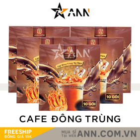 Combo 5 Hộp Cà Phê Đông Trùng Hạ Thảo Laura Coffee Nhật Kim Anh - 8936206550013