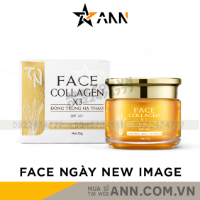 Kem Face Collagen X3 TN Đông Trùng Hạ Thảo Ban Ngày Mỹ Phẩm Đông Anh 15g - FACENGAYX3MOI
