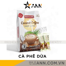 Cà Phê Dừa Coconut Coffee RockCafe Túi 30 Gói - 8935211600782