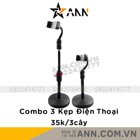 Combo 3 Kẹp Điện Thoại 2 Tầng - KEPDT01