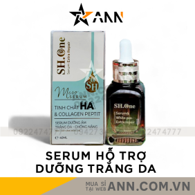 Serum Meso SH One Màu Xanh Tinh Chất HA Collagen Peptit Hỗ Trợ Dưỡng Trắng Da - SRSHONE02