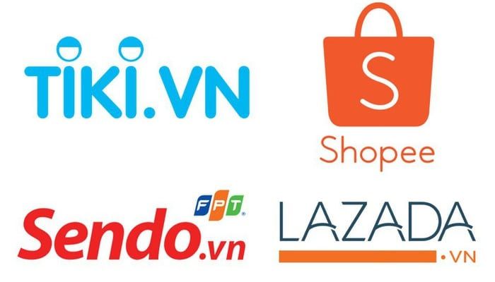 Hãy tạo shop trên các sàn thương mại điện tử để bán hàng online