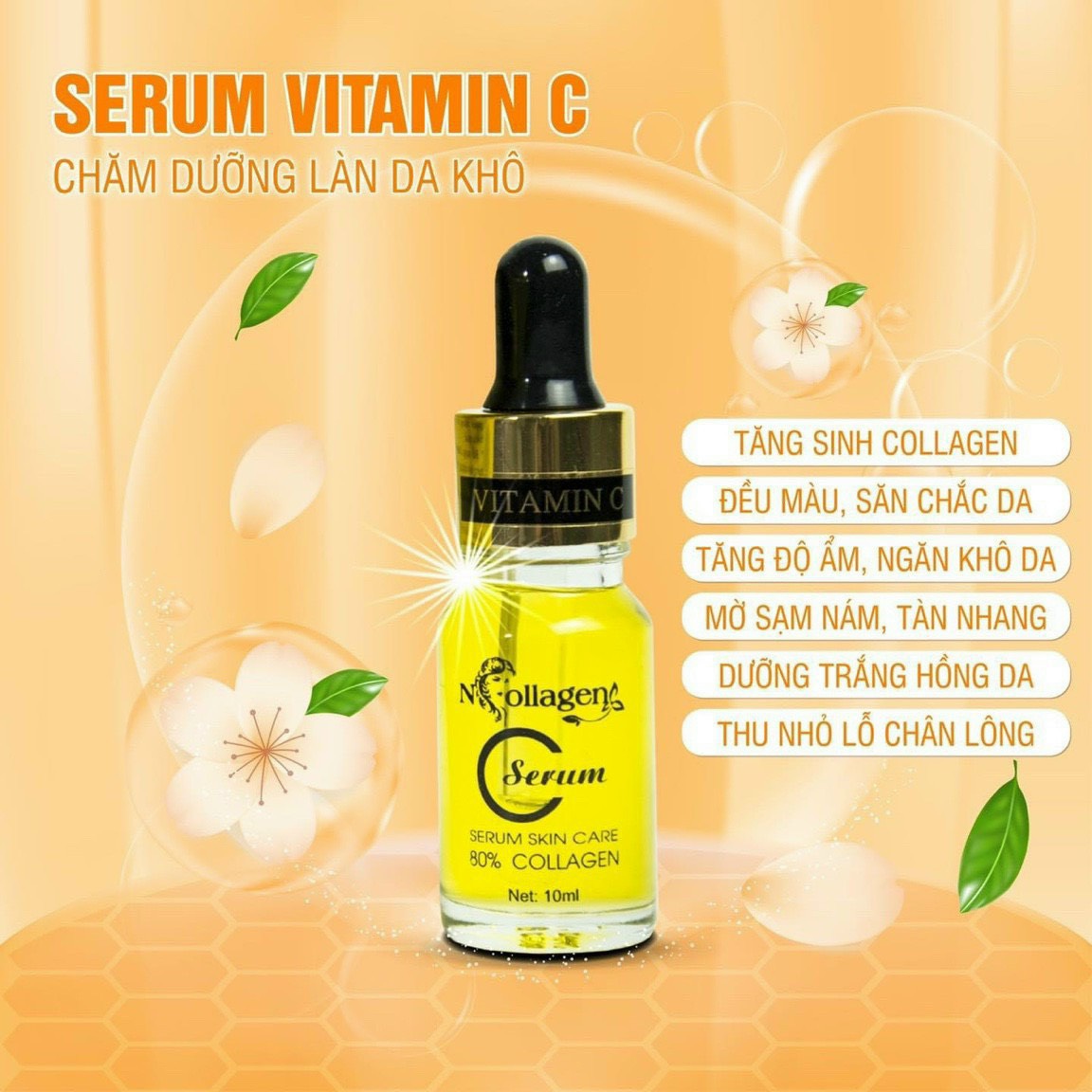 Serum Vitamin C độc chiêu chăm dưỡng vạn làn da khô