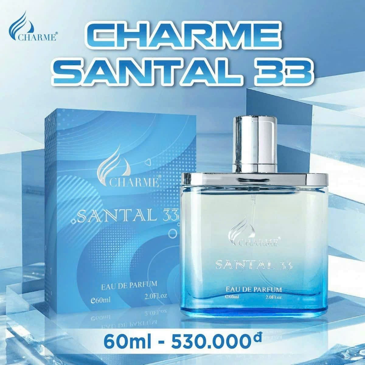 Mùi hương Charme Santal33 mang lại nét đặc trưng nổi bật