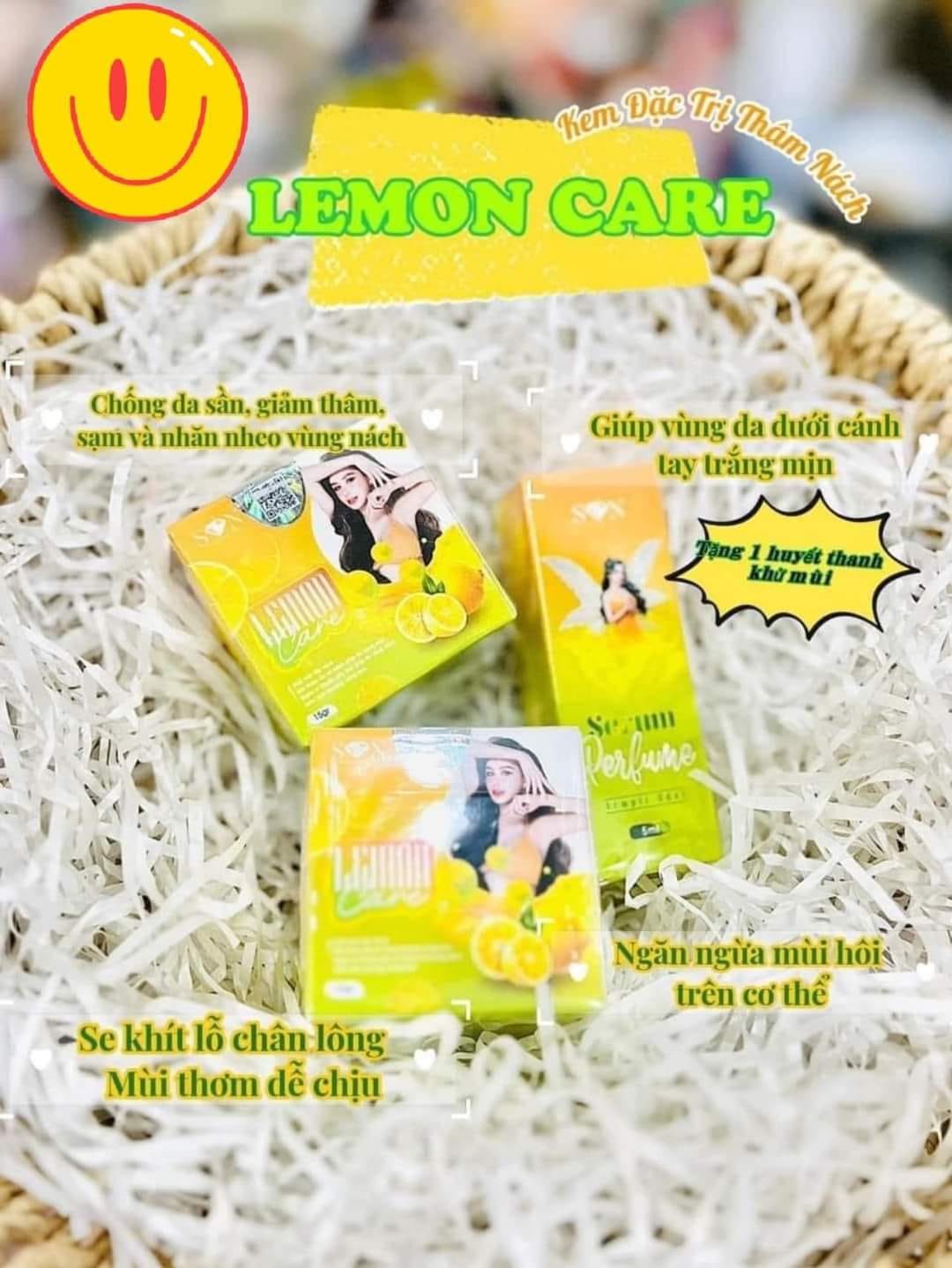 Combo 2 Hộp Kem Thâm Nách Lemon Care SON Cosmetic Tặng Serum