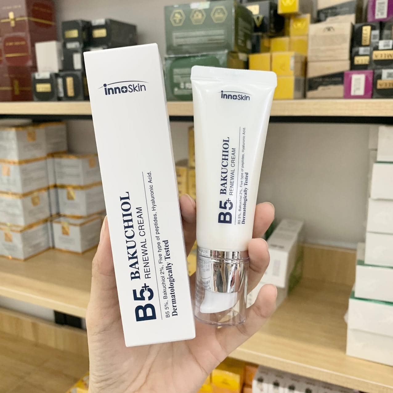 Kem dưỡng B5 Bakuchiol Innoskin Renewal Cream
