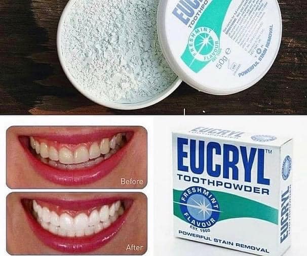 Bột trắng răng  Eucryl thay đổi các loại thì đây vẫn là lựa chọn hoàn hảo nhất
