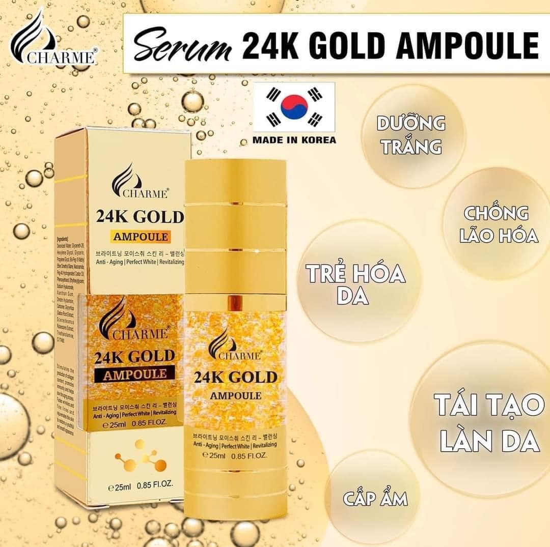 Charme Serum vàng 24k Gold Sản phẩm đang hot hiện nay