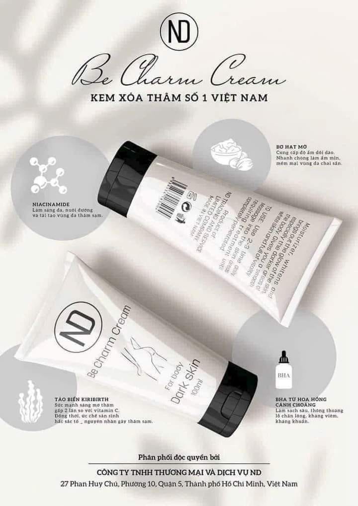 Kem Giảm Thâm Body Be Charm Cream 6 In 1