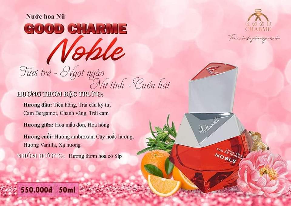 Nước Hoa Nữ Good Charme Noble 50ml quyến rũ ngọt ngào lãng mạn
