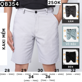Quần Short Kaki Nam New Fashion (Có Size 36) - QB354